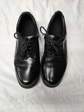 Deer Stags Men's Black Leather Lace-Up Oxfords 13W
